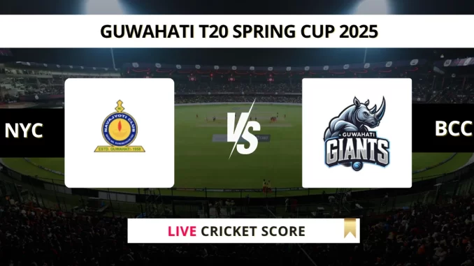 NBC VS GUG Live Cricket Score Guwahati T20 Spring Cup 2025