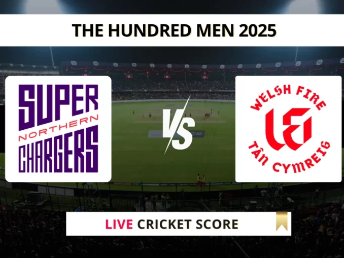 NOS VS WEF Live Cricket Score THE HUNDRED MEN 2025