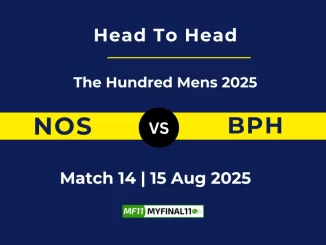 NOS vs BPH Player Battle, Head to Head The Hundred Mens 2025