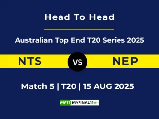 NTS vs NEP Player Battle, Head to Head Australian Top End T20 Series 2025