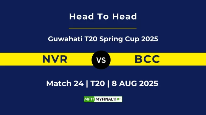 NVR vs BCC Player Battle, Head to Head Guwahati T20 Spring Cup 2025