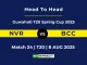 NVR vs BCC Player Battle, Head to Head Guwahati T20 Spring Cup 2025
