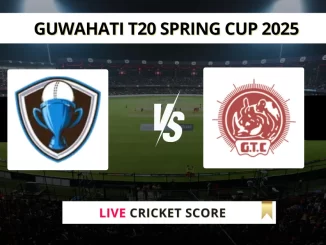 NVR vs GTC Live Score Cricket Guwahati T20 Spring Cup 2025