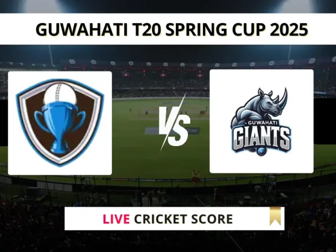 NVR vs GUG Live Score: Scorecard, Ball by Ball Commentary - Match 30, Guwahati T20 Spring Cup 2025