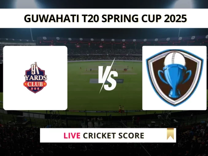 NYC VS NVR Live Cricket Score GUWAHATI T20 SPRING CUP 2025
