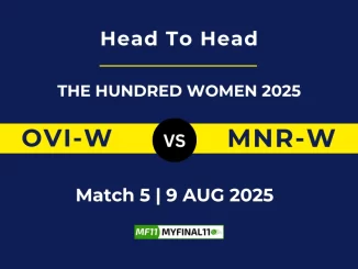 OVI-W VS MNR-W Player Battle, Head to Head THE HUNDRED WOMEN 2025