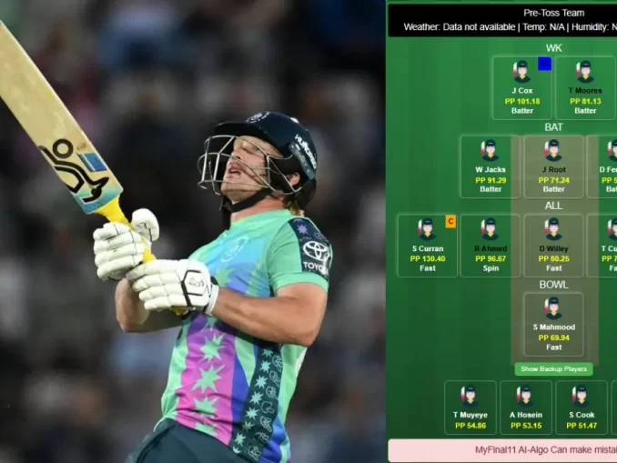 OVI vs TRT Dream11 Prediction Today Final Match, Pitch Report & Player Stats, The Hundred Mens 2025