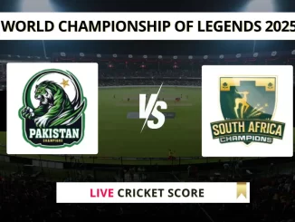 PAK-C vs SA-C Live Cricket Score World Championship of Legends 2025