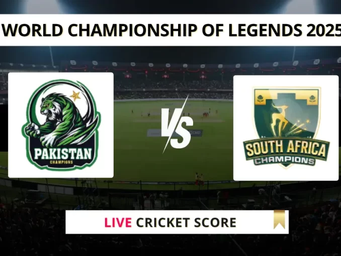 PAK-C vs SA-C Live Cricket Score World Championship of Legends 2025