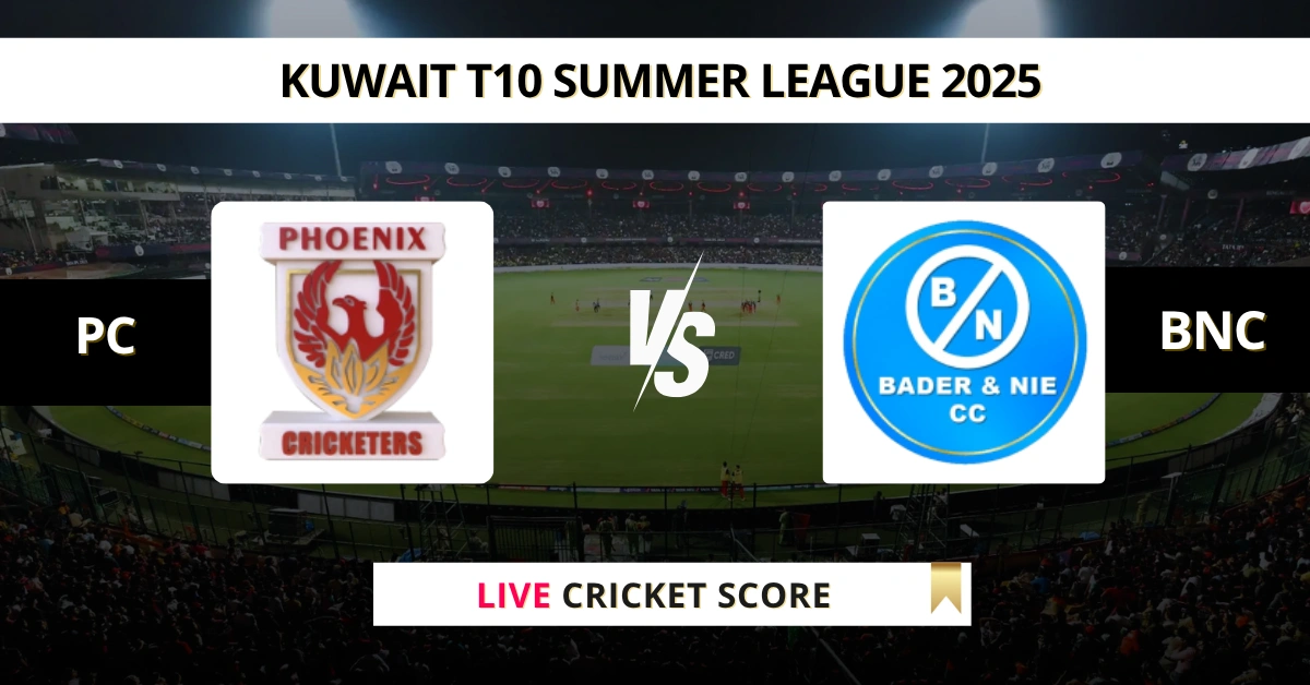 PC vs BNC Live Score: Scorecard, Ball by Ball Commentary - Match 13, K...