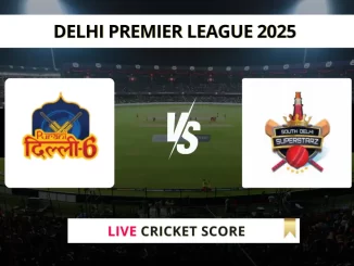PD vs SDS Live Cricket Score Delhi Premier League 2025