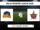 PD vs SDS Live Cricket Score Delhi Premier League 2025