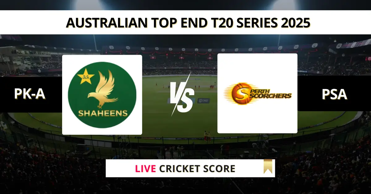 PK-A vs PSA Live Score: Scorecard, Ball by Ball Commentary - Match 8, ...