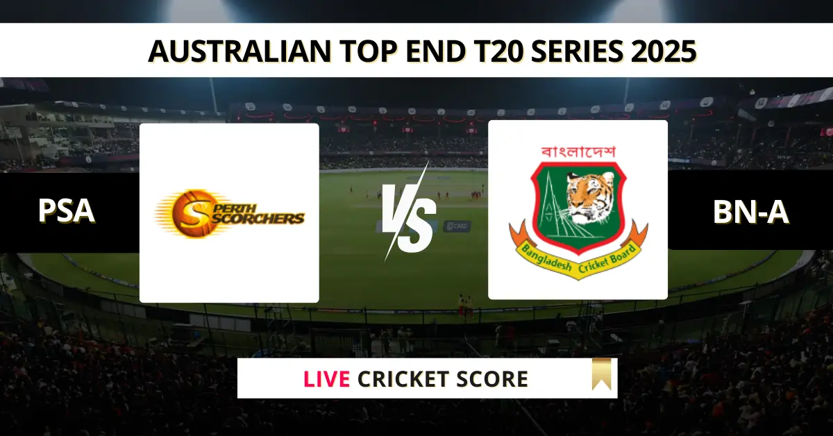 PSA vs BN-A Live Score: Scorecard, Ball by Ball Commentary - Match 12,...