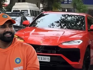 Rohit Sharma Spotted Driving ₹4.57 Crore Lamborghini Urus SE in Mumbai