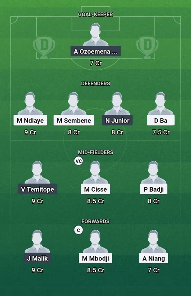 SEN vs NGA Dream11 Prediction Today Football Match