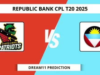 SKN vs ABF Dream11 Prediction Today: Pitch Report, Player Stats, & Fantasy Tips Republic Bank CPL T20 2025 - Match 1