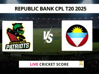 SKN vs ABF Live Score: Scorecard, Ball by Ball Commentary - Match 1, Republic Bank CPL T20 2025