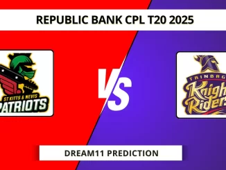 SKN vs TKR Dream11 Prediction Republic Bank CPL T20 2025