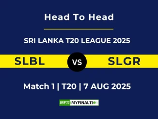 SLBL VS SLGR Player Battle, Head to Head SRI LANKA T20 LEAGUE 2025