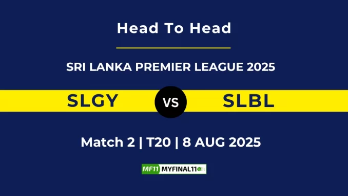 SLGY VS SLBL Player Battle, Head to Head SRI LANKA PREMIER LEAGUE 2025