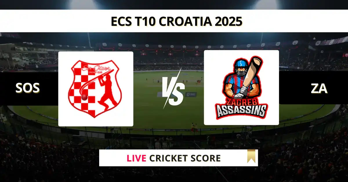 SOS vs ZA Live Score: Scorecard, Ball by Ball Commentary - Match 13, E...