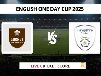 SUR vs HAM Live Cricket Score English One Day Cup 2025
