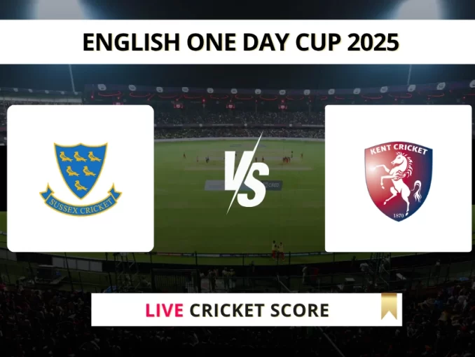 SUS VS KEN Live Cricket Score ENGLISH ONE DAY CUP 2025