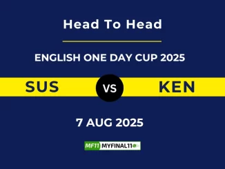 SUS VS KEN Player Battle, Head to Head ENGLISH ONE DAY CUP 2025