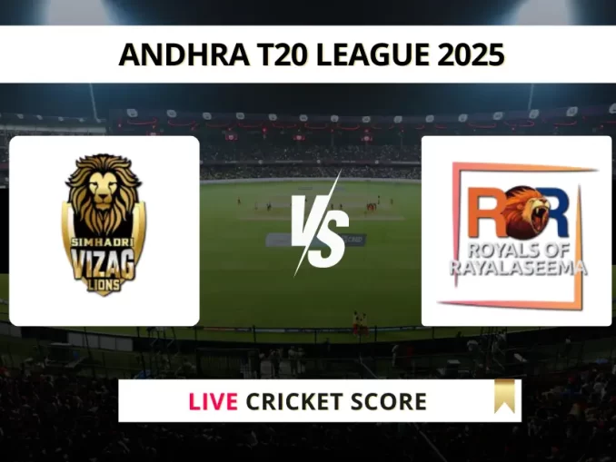 SVL vs ROR Live Cricket Score Andhra T20 League 2025