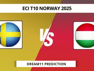 SWE vs HUN Dream11 Prediction ECI T10 Norway 2025
