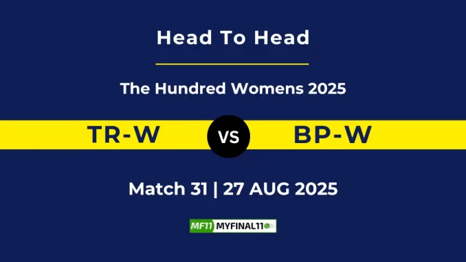 TRT-W vs BPH-W Player Battle, Head to Head The Hundred Womens 2025
