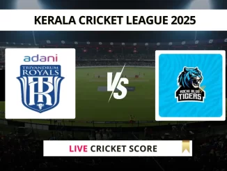 TR vs KBT Live Cricket Score Kerala Cricket League 2025