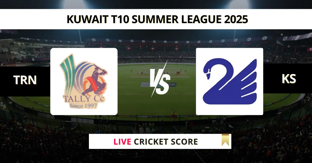 TRN vs KS Live Score: Scorecard, Ball by Ball Commentary - Match 23, K...