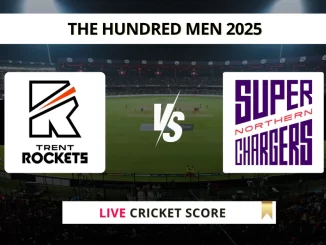 TRT VS NOS Live Cricket Score THE HUNDRED MEN 2025