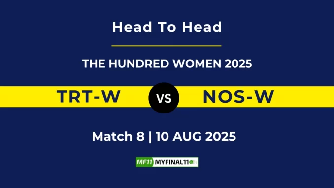 TRT-W VS NOS-W Player Battle, Head to Head THE HUNDRED WOMEN 2025