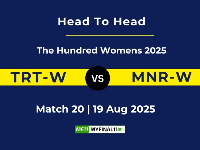TRT-W vs MNR-W Player Battle, Head to Head The Hundred Womens 2025