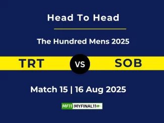 TRT vs SOB Player Battle, Head to Head The Hundred Mens 2025