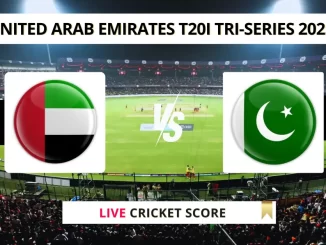 UAE vs PAK Live Cricket Score United Arab Emirates T20I Tri-Series 2025