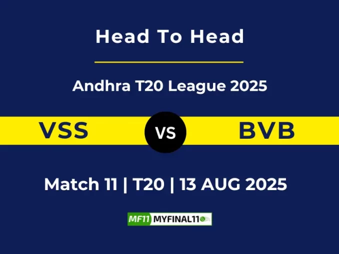 VSS vs BVB Player Battle, Head to Head Andhra T20 League 2025