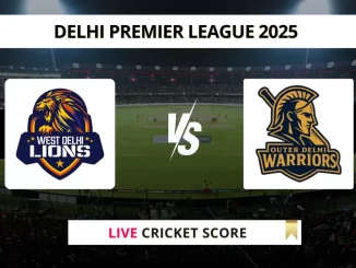 WDL vs ODW Live Cricket Score Delhi Premier League 2025