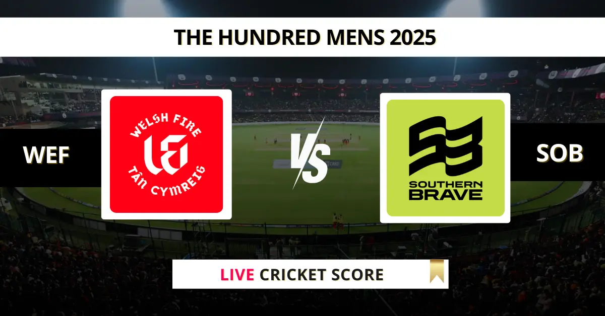 WEF vs SOB Live Score: Scorecard, Ball by Ball Commentary - Match 21, ...