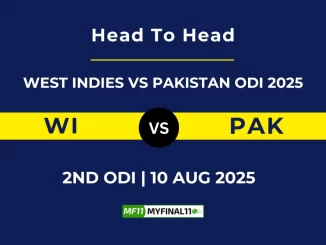 WI VS PAK Player Battle, Head to Head WEST INDIES VS PAKISTAN ODI 2025