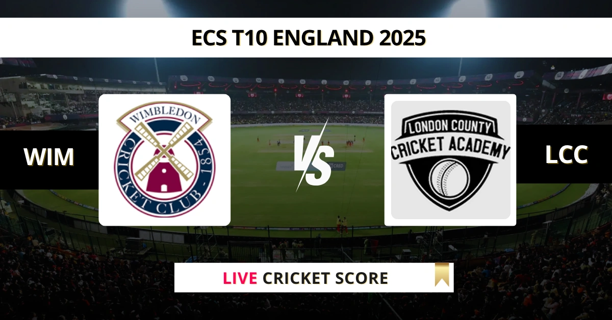 WIM vs LCC Live Score: Scorecard, Ball by Ball Commentary - Match 36, ...