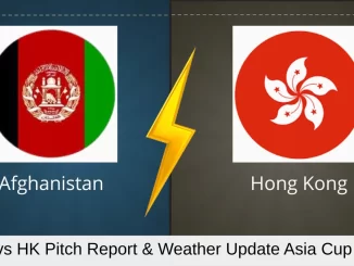 AFG vs HK Pitch Report & Weather Update Asia Cup 2025