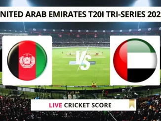 AFG vs UAE Live Cricket Score United Arab Emirates T20I Tri-Series 2025