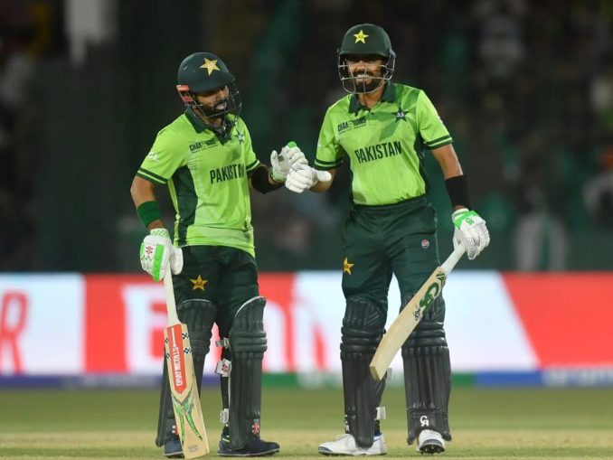 Babar Azam and Mohammad Rizwan