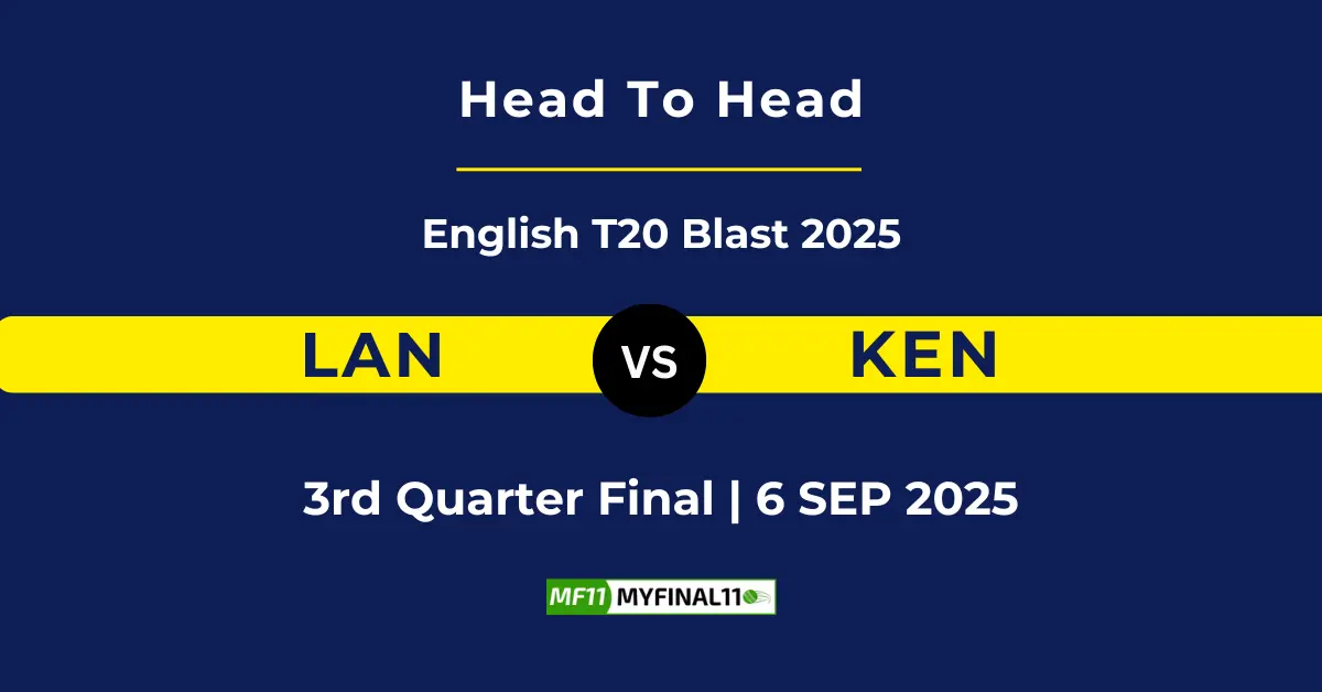 LAN vs KEN Player Battle & Head to Head Team Stats - English T20 B...