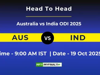 AUS vs IND ODI Player Battle & Head to Head Team Stats 2025