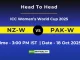 NZ-W vs PAK-W Player Battle & Head to Head Team Stats 2025